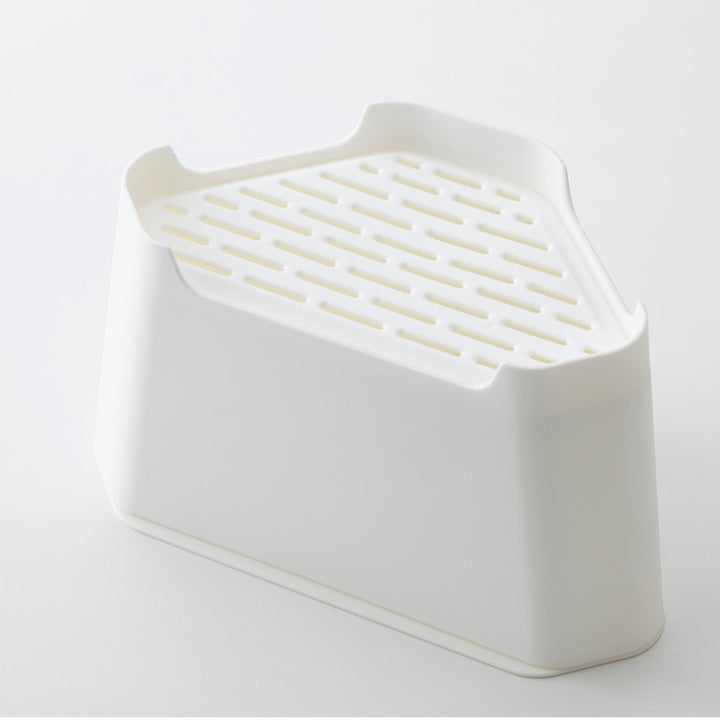 山崎実業アクア浮かせるフタ付き三角コーナー