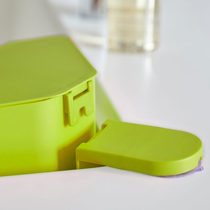 山崎実業アクア浮かせるフタ付き三角コーナー