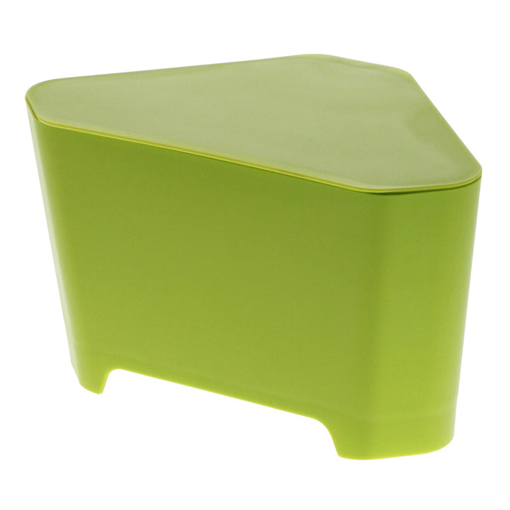 山崎実業アクア浮かせるフタ付き三角コーナー