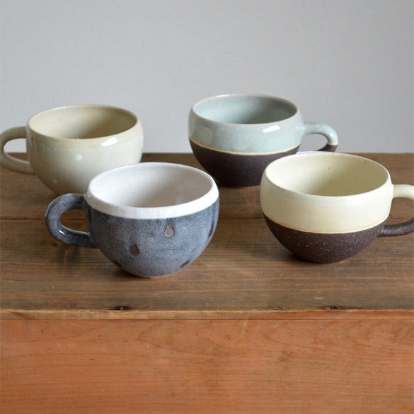 マグカップネージュまるいマグ287ml陶器製美濃焼カフェラテ