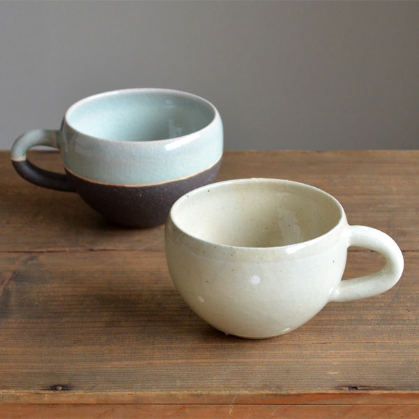 マグカップネージュまるいマグ287ml陶器製美濃焼カフェラテ