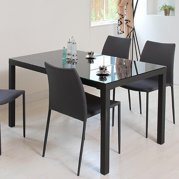 テーブルダイニングテーブルガラス天板幅135cmARGANO