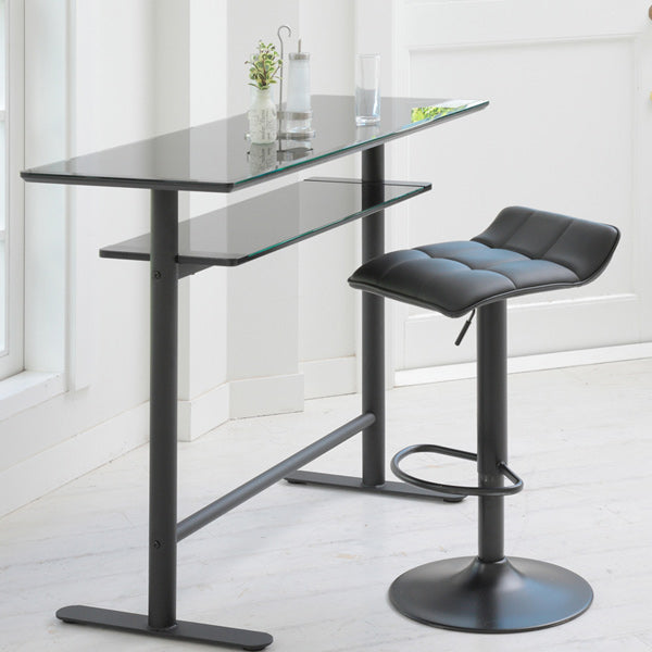 テーブルカウンターテーブルガラス天板ロイス