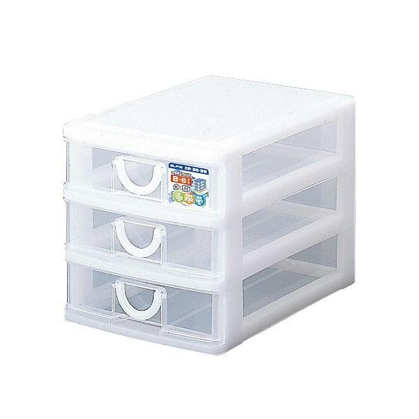 レターケース幅16.2×奥行23.2×高さ16.7cmB63段収納ケース