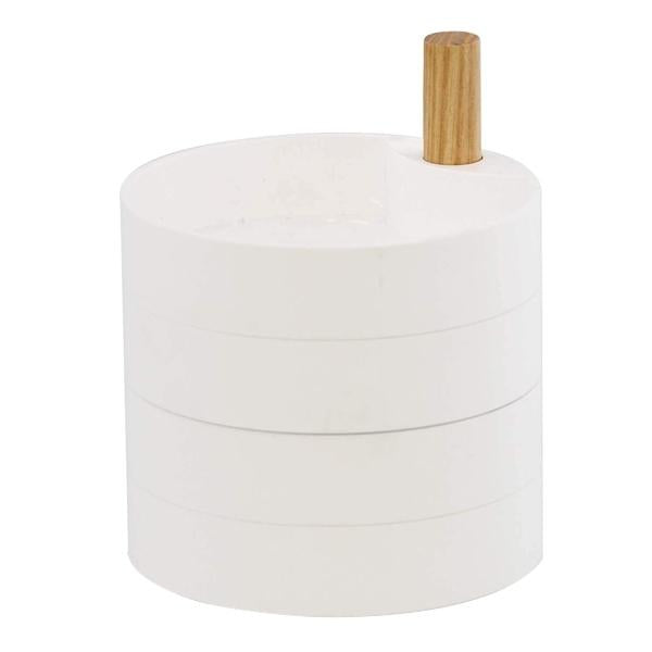 山崎実業toscaアクセサリートレートスカホワイト