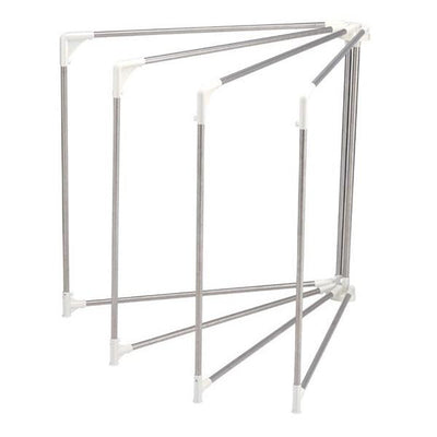 室内物干し PORISH 布団干し扇型4枚 ステンレス