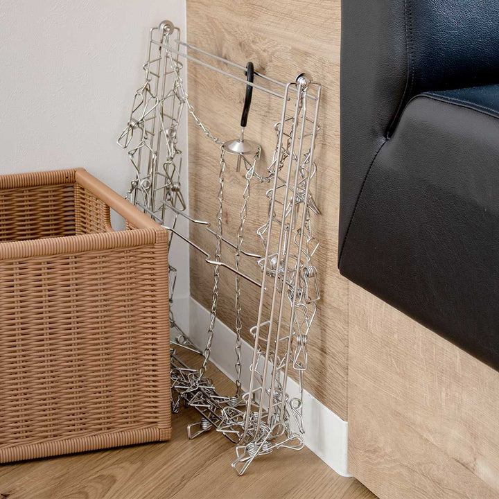 洗濯ハンガーステンレスハンガーLLからまない28ピンチステンレス製