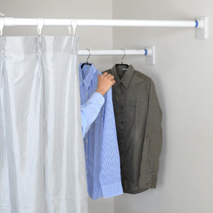 突っ張り棒取付幅110～180cmM簡単設置極太ポール