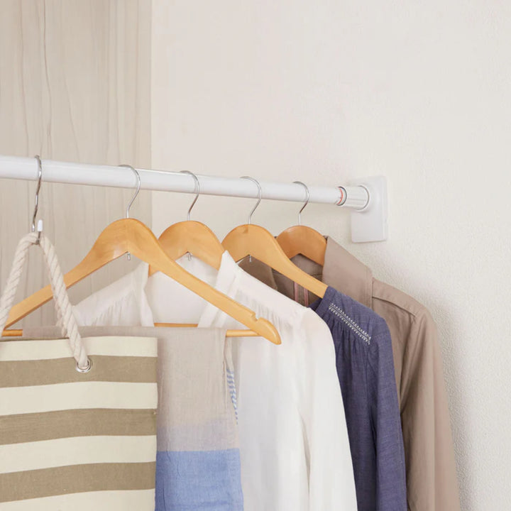 突っ張り棒取付幅110～180cmM簡単設置極太ポール