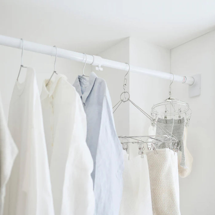 突っ張り棒取付幅110～180cmM簡単設置極太ポール