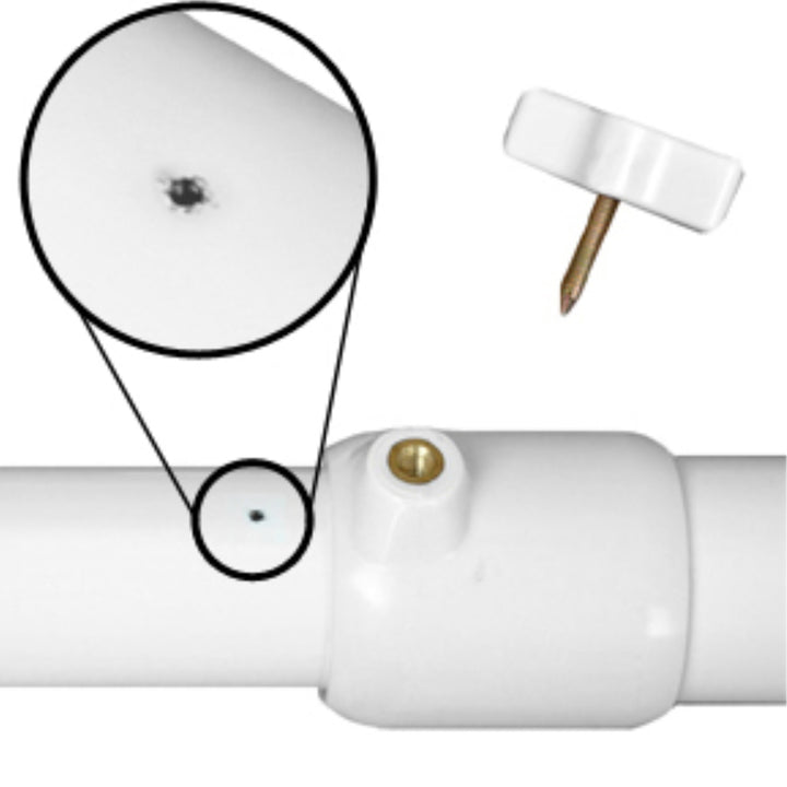 突っ張り棒取付幅110～180cmM簡単設置極太ポール