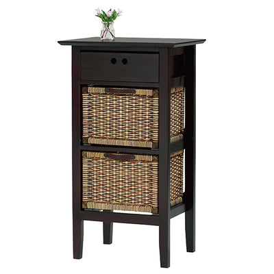 籐 チェスト 幅50cm 3段 天然木 ラタン