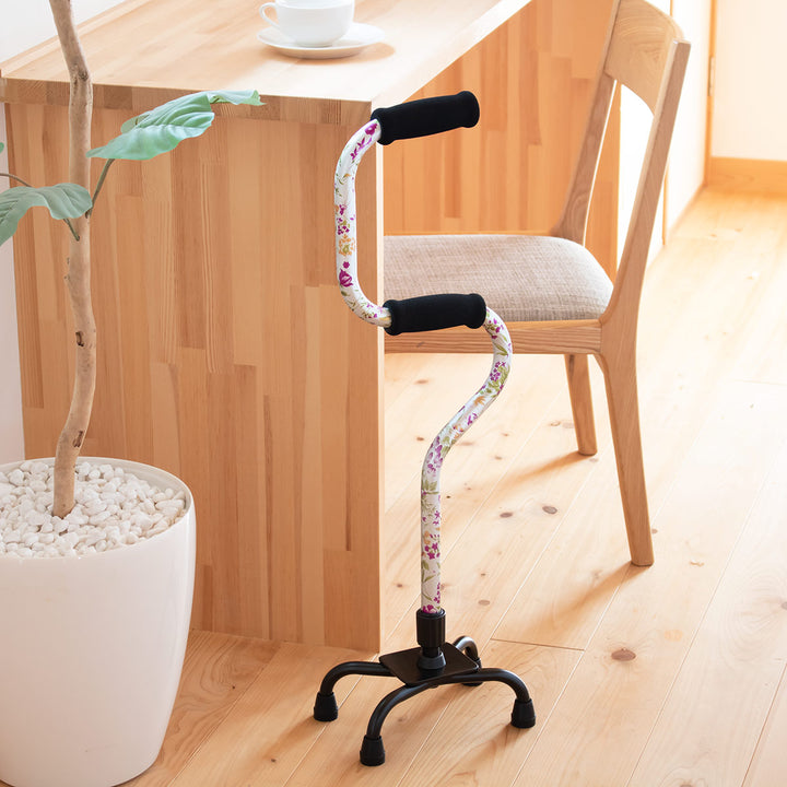 杖2段階4点支柱杖軽量タイプ非課税自立式