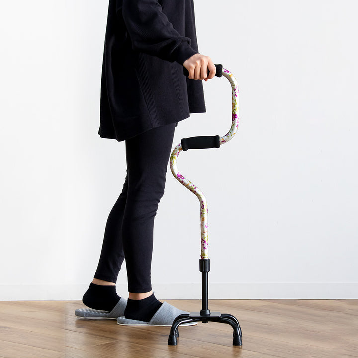 杖2段階4点支柱杖軽量タイプ非課税自立式