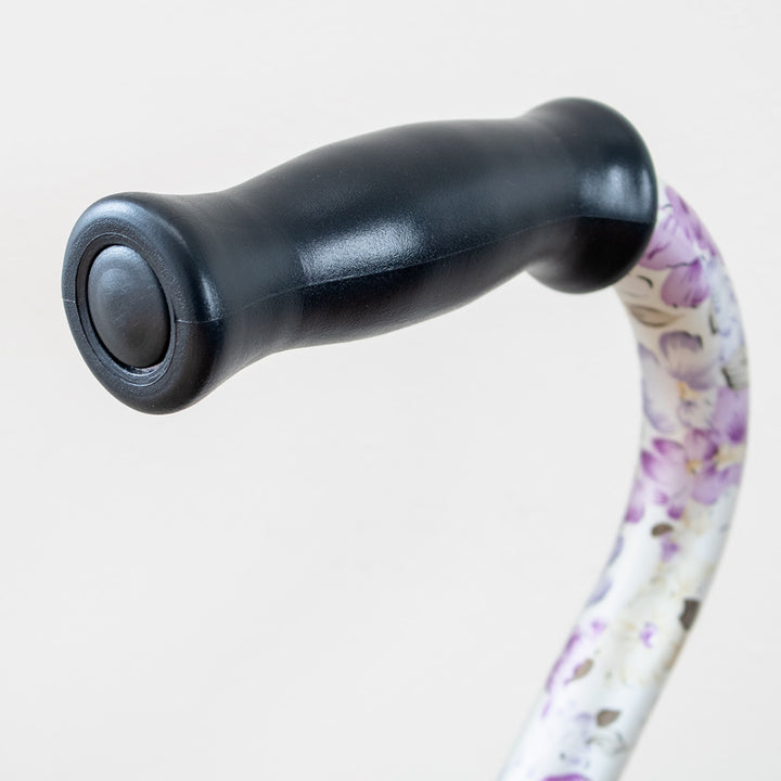 杖4点杖白花柄軽量多点杖ステッキ介護プレゼント自立式