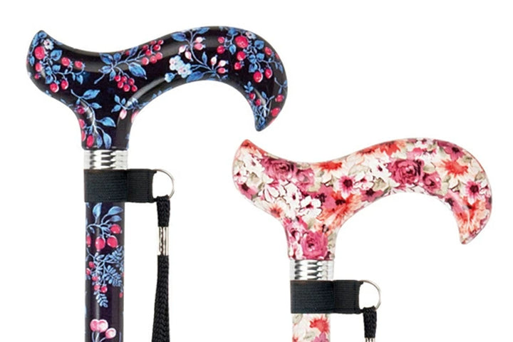 杖折りたたみ式総柄ステッキ