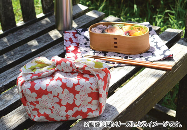 風呂敷中巾チーフ伊砂文様両面染め菊48cmふろしきナフキンランチクロス綿100％ウスムラサキ/セイジ