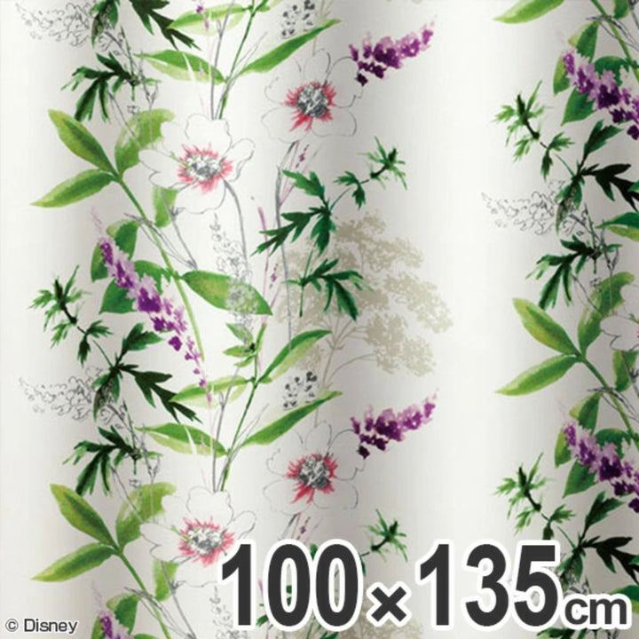 カーテン遮光カーテンスミノエミッキーワイルドフラワ－100×135cm