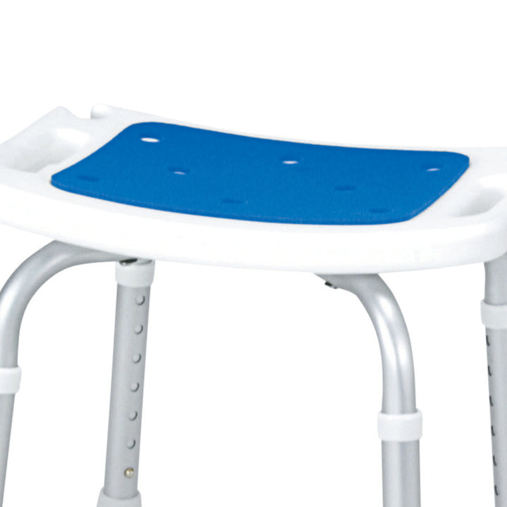 シャワーベンチ背無ブルー