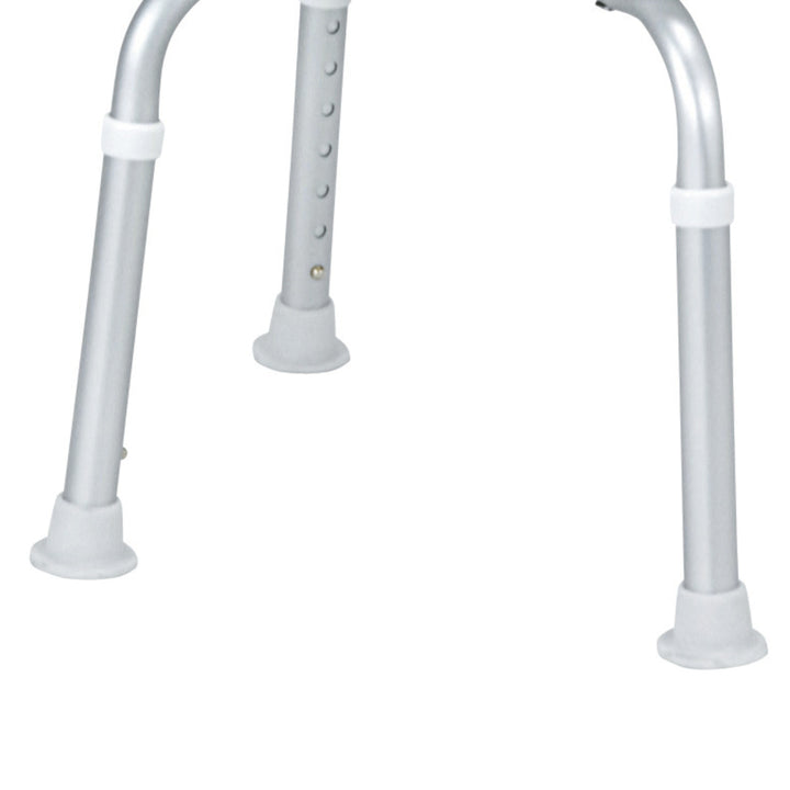 シャワーベンチ背無ブルー