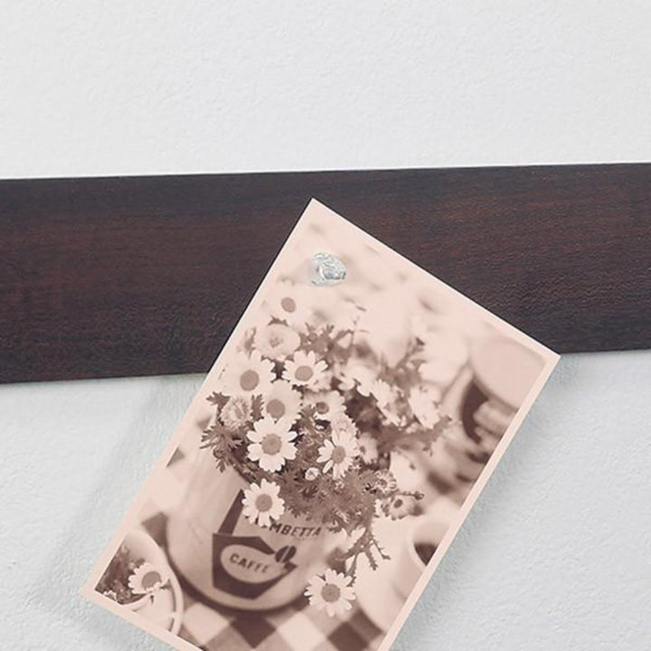 壁掛けハンガーフック幅180cm奥行3cmマグネットタイプ木目調壁面収納レールフック