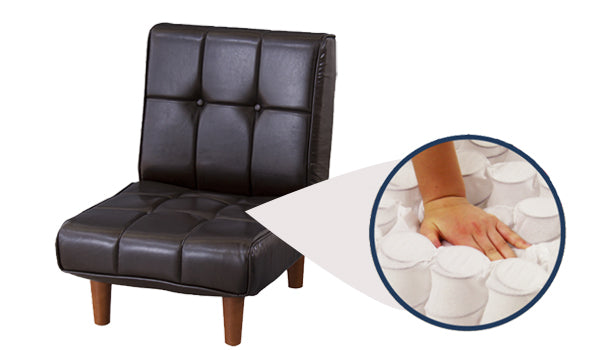 ソファフロアソファ1人掛けレザー調