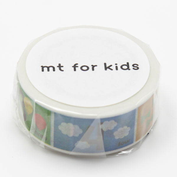 マスキングテープmtforkidsキッズすうじ幅15mm