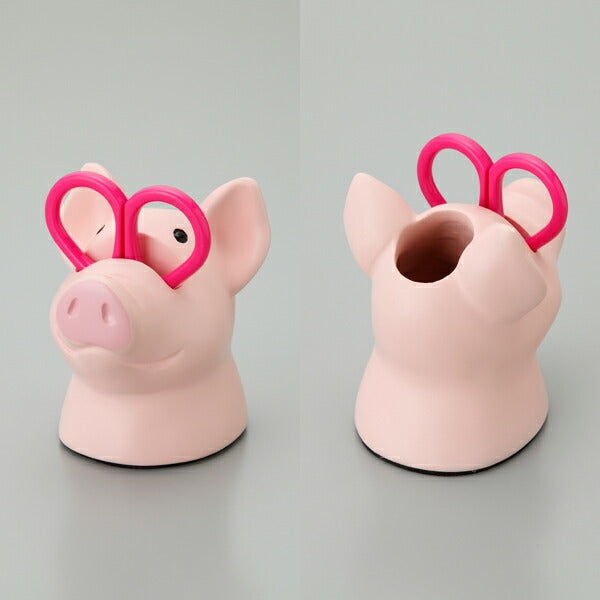 ツールスタンドグルーミングツールホルダーハサミ付き文具綿棒