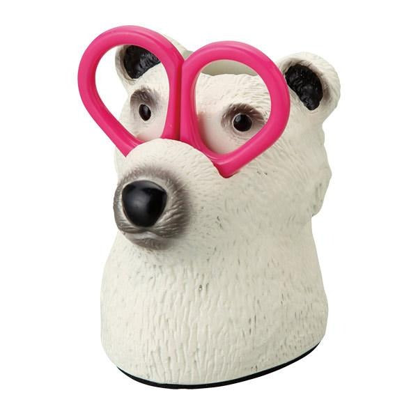 ツールスタンドグルーミングツールホルダーハサミ付き文具綿棒