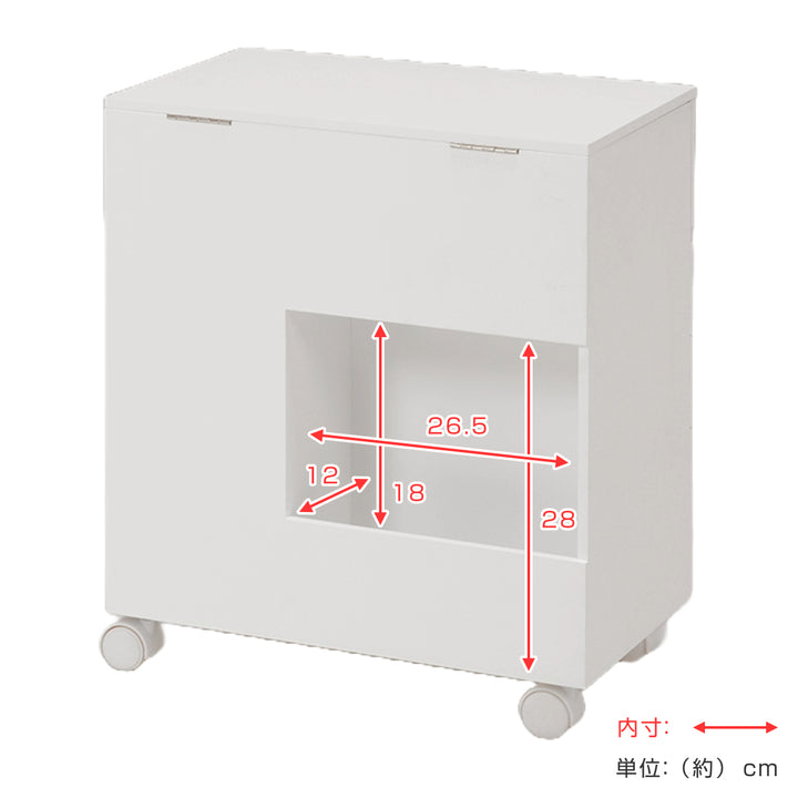 コスメワゴンキャスター付ドレッサー