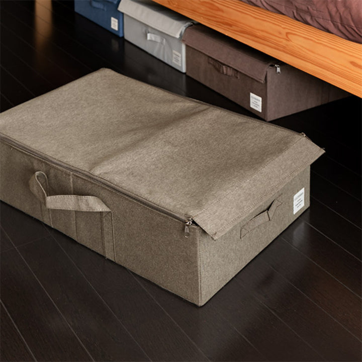 収納ボックスストレリアナチュレベッド下幅39×奥行60×高さ18cm布折りたたみ