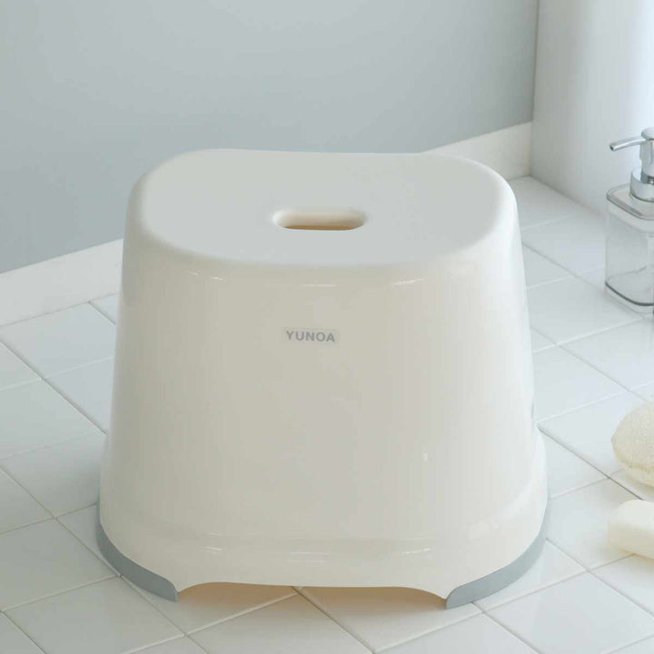 風呂イスバスチェアYUNOA高さ28cm防カビ・抗菌ニューホワイト