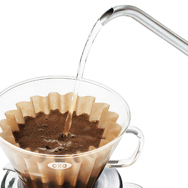 OXOオクソーON温度調整機能タイマー付き電気ドリップケトル1.1L