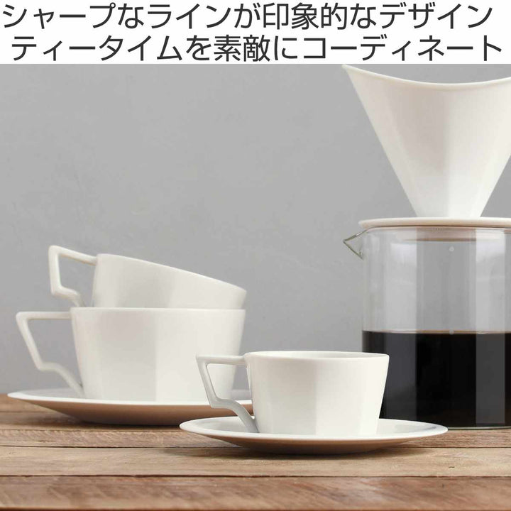 キントーKINTOカップ＆ソーサー220mlOCTコーヒーカップソーサーセット磁器日本製