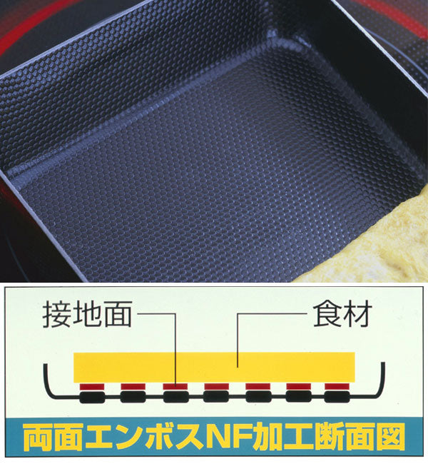 フライパン両面エンボス加工鉄製玉子焼IH対応日本製