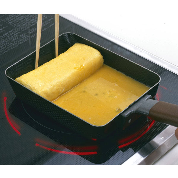 フライパン両面エンボス加工鉄製玉子焼IH対応日本製