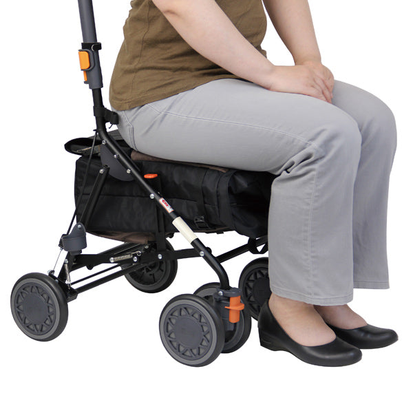 シルバーカーデイリートロリーミドルタイプコンパクト幸和製作所おしゃれ