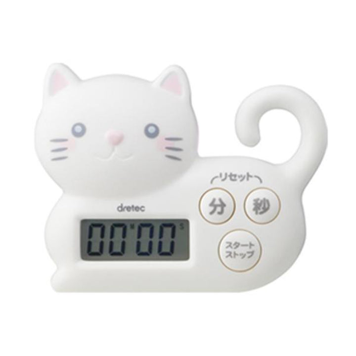 キッチンタイマーマグネット付きねこタイマードリテック