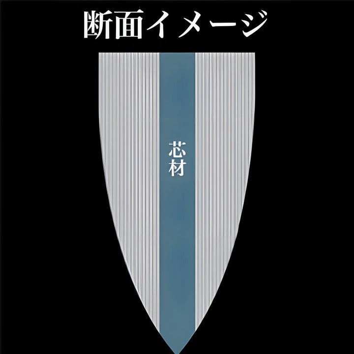 三徳包丁16.5cm毘雄ダマスカス67層