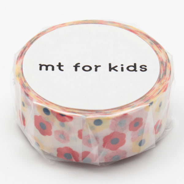 マスキングテープmtforkidsモチーフ花幅15mm