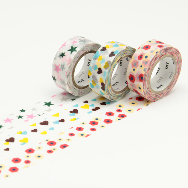 マスキングテープmtforkidsモチーフ花幅15mm