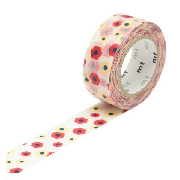 マスキングテープmtforkidsモチーフ花幅15mm
