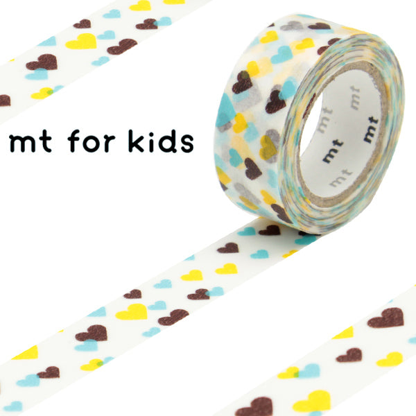 マスキングテープmtforkidsモチーフハート幅15mm
