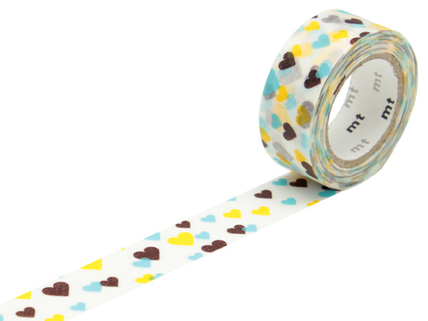 マスキングテープmtforkidsモチーフハート幅15mm