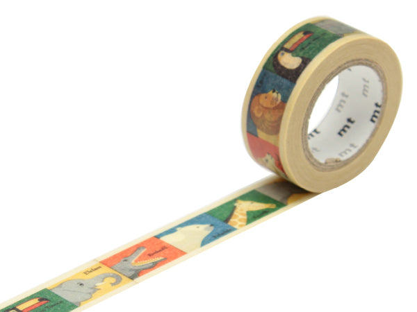 マスキングテープmtforkids動物テープ幅15mm
