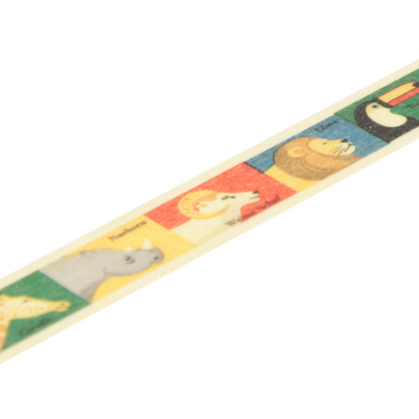 マスキングテープmtforkids動物テープ幅15mm