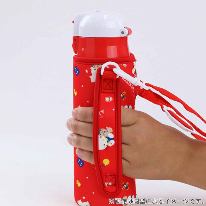 水筒キッズ470mlプラレール直飲みワンタッチカバー付き