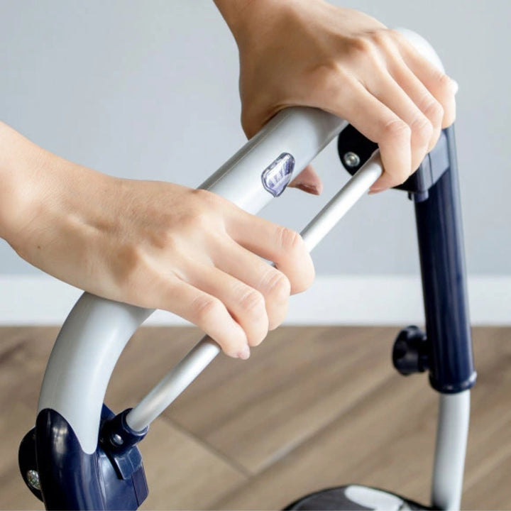 ショッピングカートワイヤーカートバッグ付きアルミ製ブレーキ付き高さ調節可能