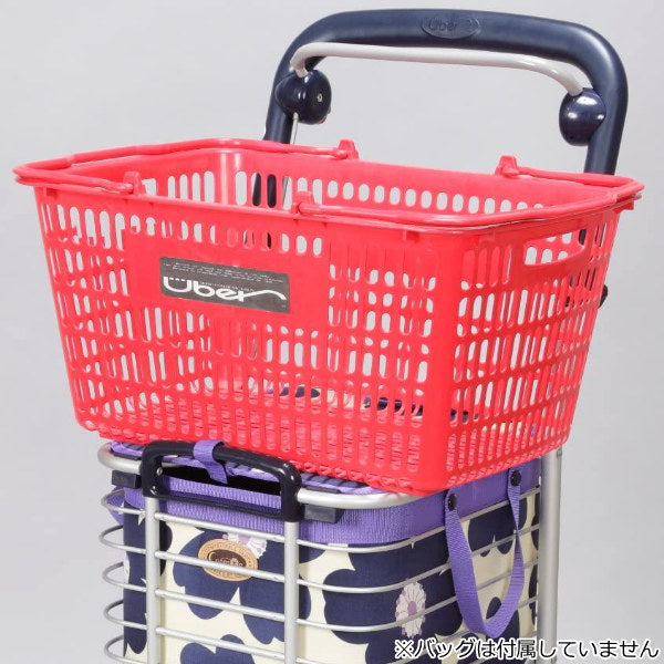 ショッピングカートワイヤーカートアルミ製ブレーキ付き高さ調節可能