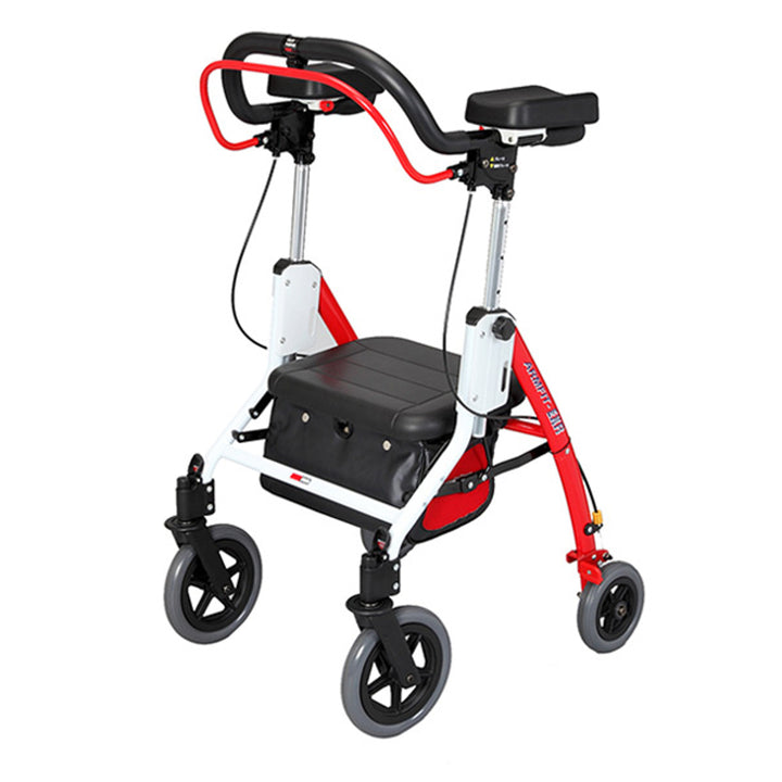 歩行車介護アームフィットEXR肘置き付きカゴ受けキット付き折りたたみバッグ付き高さ調整可能非課税